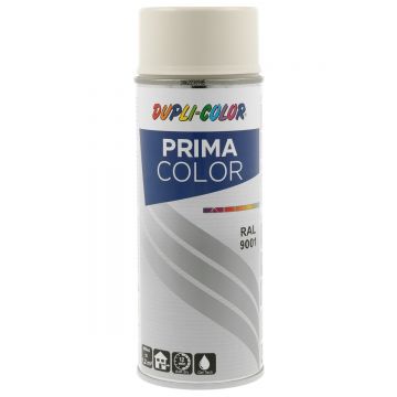 Vopsea spray Dupli-Color Prima, RAL 9001 alb crem, 400 ml