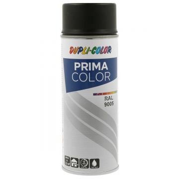 Vopsea spray Dupli-Color Prima, RAL 9005 negru lucios, 400 ml