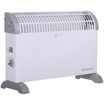 Convector 2000W 3 Trepte Temperatura Termostat 220 – 240V 50Hz Alb/Gri