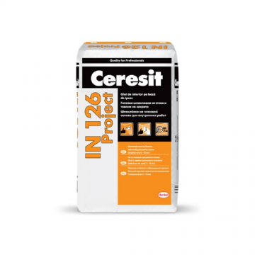 Glet interior Ceresit IN 126, alb mat, 25 kg