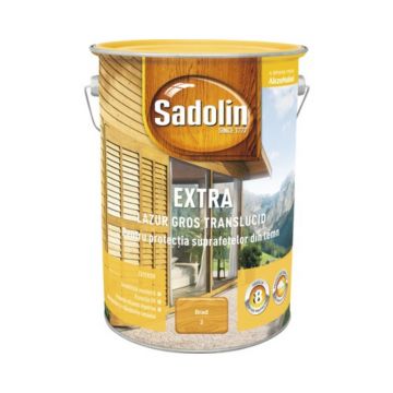 Lazura pentru lemn, Sadolin Extra, brad, exterior, 5 l