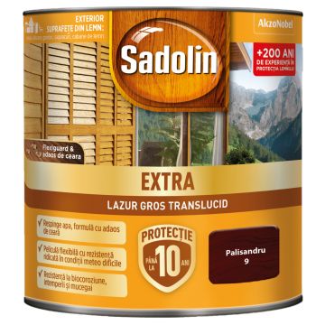 Lazura pentru lemn, Sadolin Extra, palisandru, exterior, 0.75 l