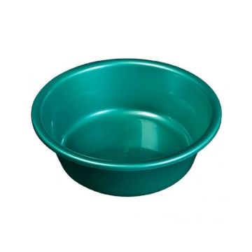 Lighean rotund, plastic, verde, 16 l