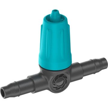 Micro-Drip-System Adjustable Series Dripper 0-15 l/h (black/turquoise, 10 pieces, model 2023)