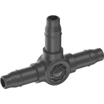 Micro-Drip-System T-piece 4.6mm (3/16), connection (dark grey, 10 pieces, model 2023)