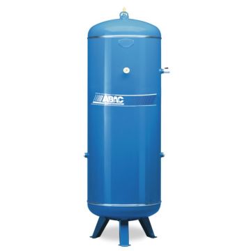 Rezervor vertical vopsit - 500 litri, max. 11 bari - ABAC-TANK VERT.500-11B-CE-5015+KIT