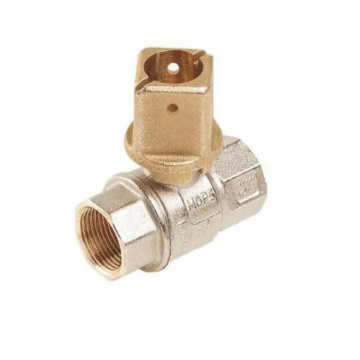 Robinet de concesie cu bila Tiemme Uragano, alama, filet interior-interior, 1