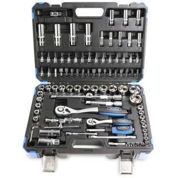 Set 94 Chei Tubulare Si Biti HY-59655 Negru/Albastru Set 94 Chei Tubulare Si Biti HY-59655 Negru/Albastru