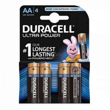 Set baterii AA Duralock Ultra Power Duracell 5000394002562, 4 bucati