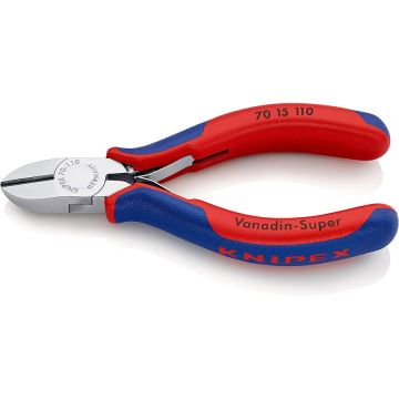 side cutters 70 15 110, cutting pliers (red/blue, length 110mm)