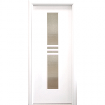 Usa interior cu geam, Alb2 gol D2 660, dreapta, 202 x 66 x 4 cm cu toc