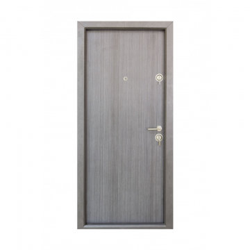 Usa metalica de intrare in apartament Arta Door 101, cu fete din MDF laminat, 880 x 2010 mm, deschidere stanga, culoare gri