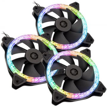 Ventilator Notos RGB PWM  120mm 3Pack