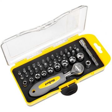 Set Biti RB-1104 Cu Cheie Clichet 38 Piese