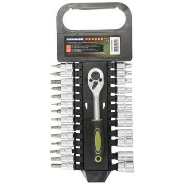 Set CTSM020 27 piese CR-V 1/4 Set CTSM020 27 piese CR-V 1/4