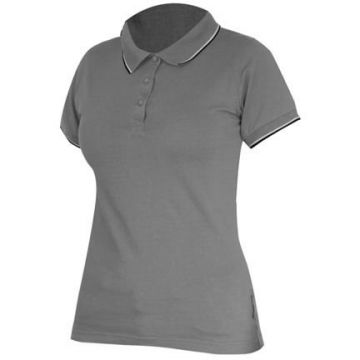 TRICOU BUMBAC POLO DAMA GRI - L LAHTI PRO