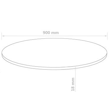 Blat de masă rotund MDF 900 x 18 mm