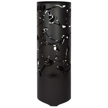 Esschert Design Coș de foc Birds on Twig negru oțel carbon FF409