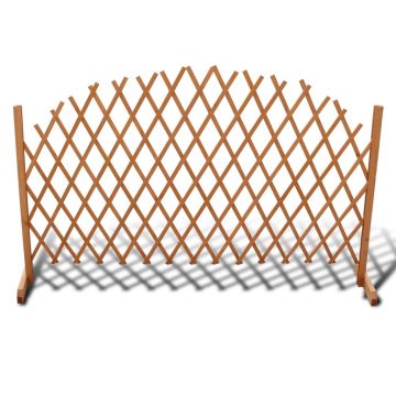 Gard cu zăbrele 180 x 100 cm lemn masiv