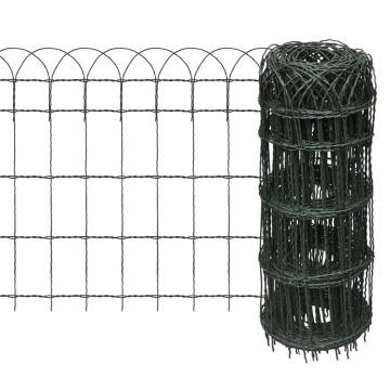 Gard delimitare grădină fier vopsit electrostatic 10 x 065 m