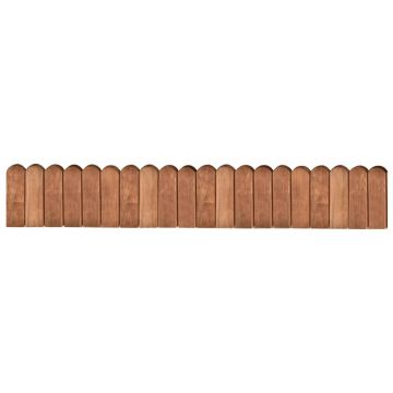Rolă de bordură maro 120 cm lemn de pin tratat