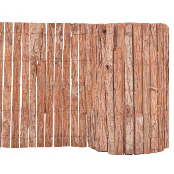 Gard din scoarță de copac 1000 x 50 cm