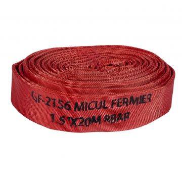 Furtun pompier 1.5 toli, 20 m, 2 bari - lucru, 8 bari - spargeret, Micul Fermier GF-2156