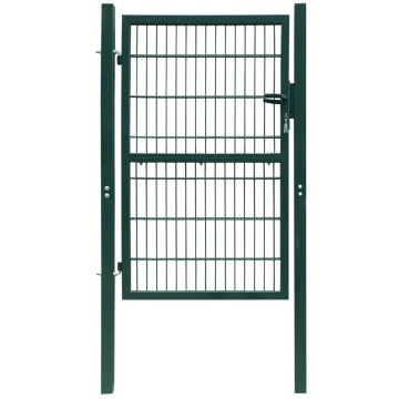 Poartă 2D pentru gard (simplă) 106 x 230 cm verde