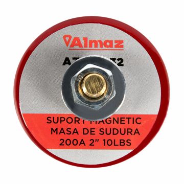 Suport magnetic sudura Almaz AZ-ES032, masa de sudura 200A 2  , 10lbs, Rosu