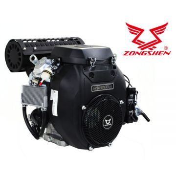 Motor Ax orizontal Zongshen GB680 (ax 25.4 Ø - 75,7mm) 22 CP (V Twin)