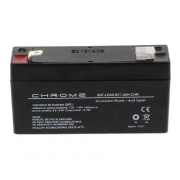 Acumulator plumb acid 6V 1.2AH, Chrome