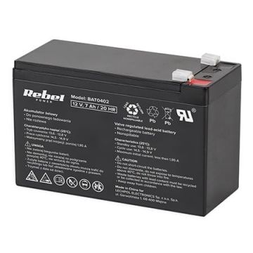Acumulator stationar SLA 12V 7AH, Rebel
