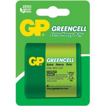 Baterie zinc carbon Greencell GP (3R12) 4.5V 1 buc blister