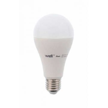 Bec cu led A65 E27 15W 230V lumina naturala Basic Well