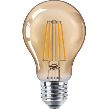 Bec LED filament Philips E27 A60 4W (35W), lumina calda 2500K, 929001941501