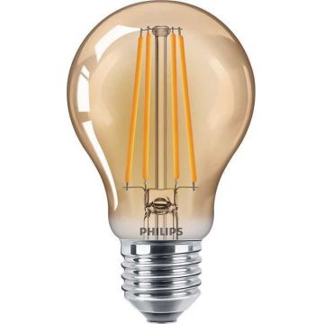 Bec LED filament Philips E27 A60 5.5W (48W), lumina calda 2500K, 929001941701