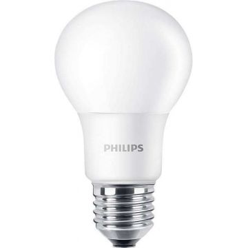 Bec LED Philips E27 A60 8W (60W), lumina calda 2700K, 929001234332, 3 bucati blister