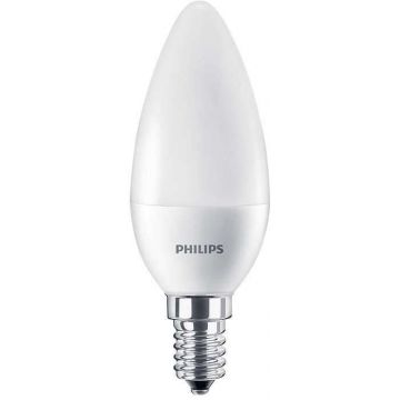 Bec LED Philips lumanare B38 E14 7W (60W), lumina naturala 4000K, 929001325402