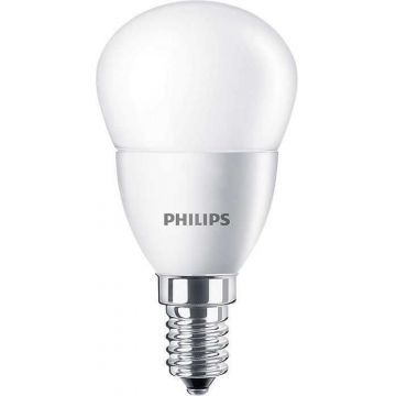 Bec LED Philips P45 E14 5.5W (40W), lumina calda 2700K, 929001157802