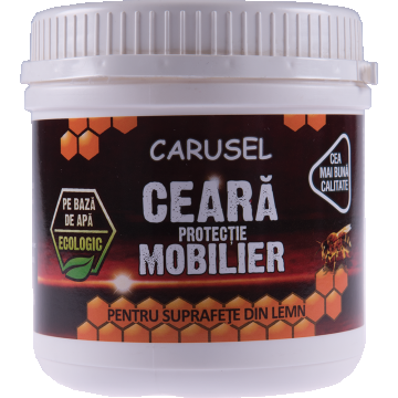 Ceara pentru mobilier Carusel, interior, transparent, 0,5 l