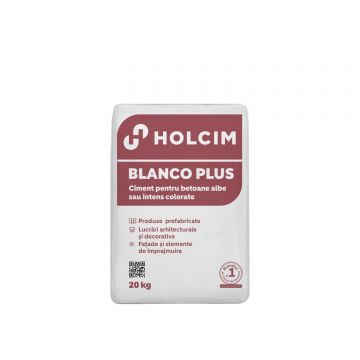 Ciment Blanco Plus CEM I 52.5R alb, 20 kg