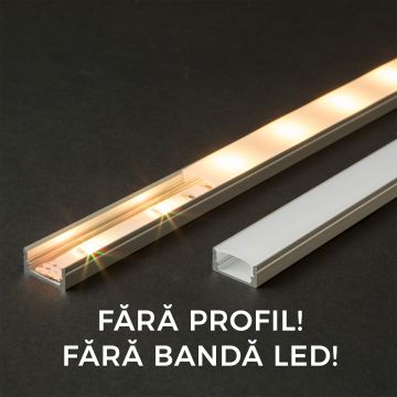 Ecran opal pt. profil aluminiu LED - 2000 mm