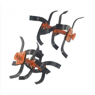 Freza motosapa Ruris DAC, RURIS, ZIMBRU, GIGANT, 6CP, 6.5CP, 7CP,  - ax hexagonal 23mm, set 2 buc