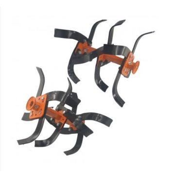 Freza motosapa Ruris DAC, RURIS, ZIMBRU, GIGANT, 6CP, 6.5CP, 7CP,  - ax hexagonal 23mm, set 2 buc