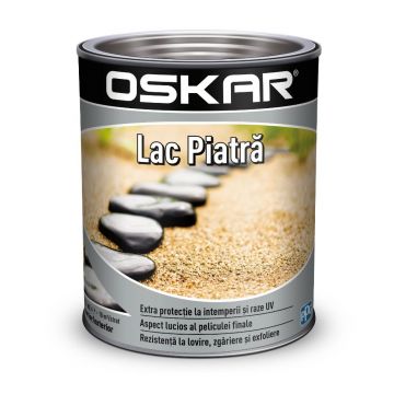 Lac pentru piatra, interior/exterior, Oskar, 0.75L, transparent