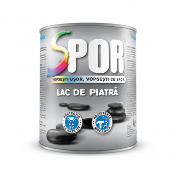 Lac pentru piatra Spor 3 in 1, interior / exterior, 0.75 l