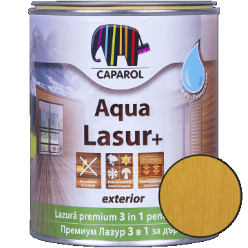 Lazura pentru lemn de exterior Caparol Aqua Lasur +, pin, 0,75 l