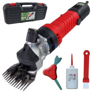 Masina de tuns oi Mencoza, Lider, 1100W, electrica, 5 viteze, accesosii incluse, 3000rpm, lame ascutite laser Masina de tuns oi Mencoza, Lider, 1100W, electrica, 5 viteze, accesosii incluse, 3000rpm, lame ascutite laser