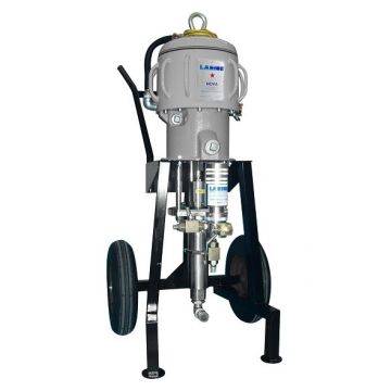 Pompa de vopsit / zugravit AIRLESS Industriala cu Carucior Nova SS 45:1 - Complet Echipata - 14L/min - Larius-CN451SL