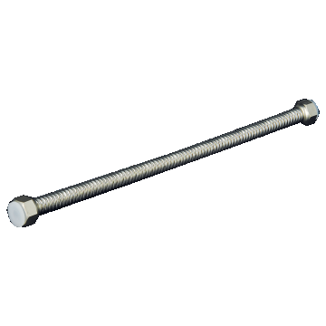 Racord Crimel, inox, argintiu, flexibil, 3/8, 300 mm